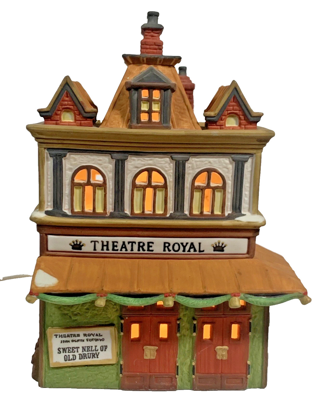 Dept 56 Theatre Royal Heritage Village Collection 1989 W/box and Light